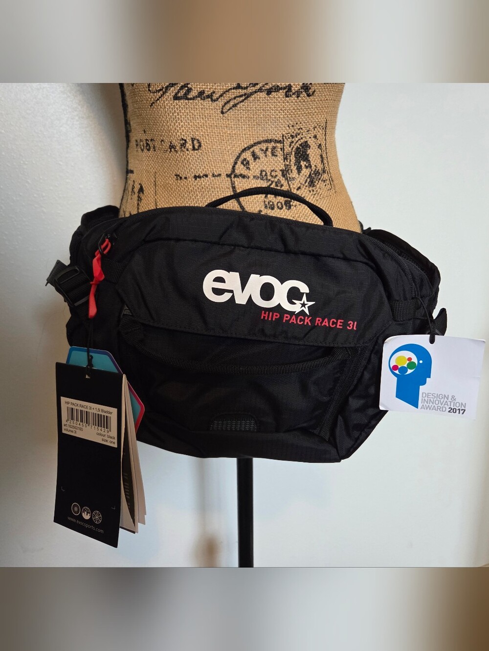 NWT Evoc 3L Hip Pack + 1.5L Bladder